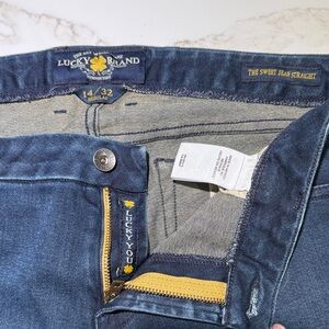 LUCKY BRAND Jeans, Sweet Jean Straight, Dark Blue Size 14/32